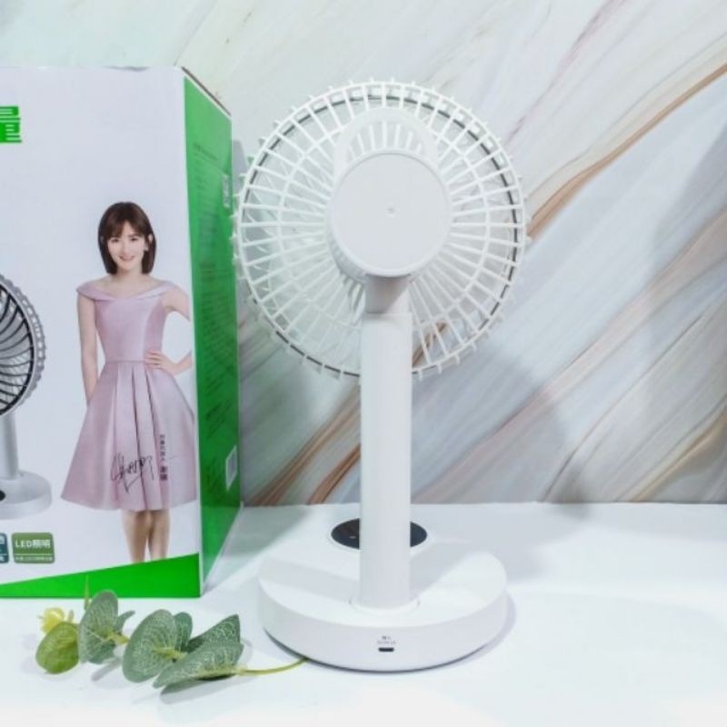 QUẠT SẠC DP-7626 CẢM ỨNG CÓ ĐÈN