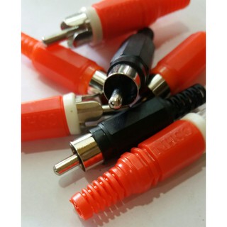 Đầu jack hoa sen hàn dây - av - 2 cặp 4 cái