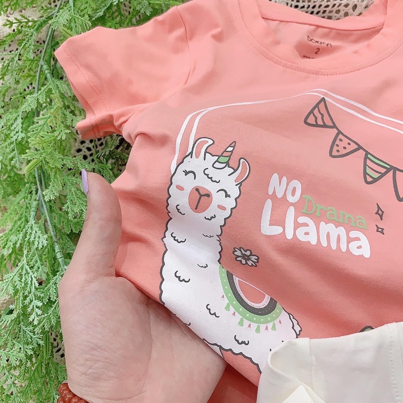 Áo cộc tay bé gái Dokma (Sz 2-6T)