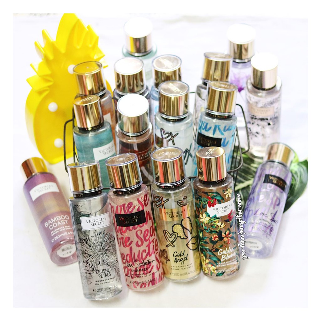 Xịt thơm toàn thân Victoria’s Secret 250ml (Love Spell, Bare Vanilla La Crème, Before the rain)