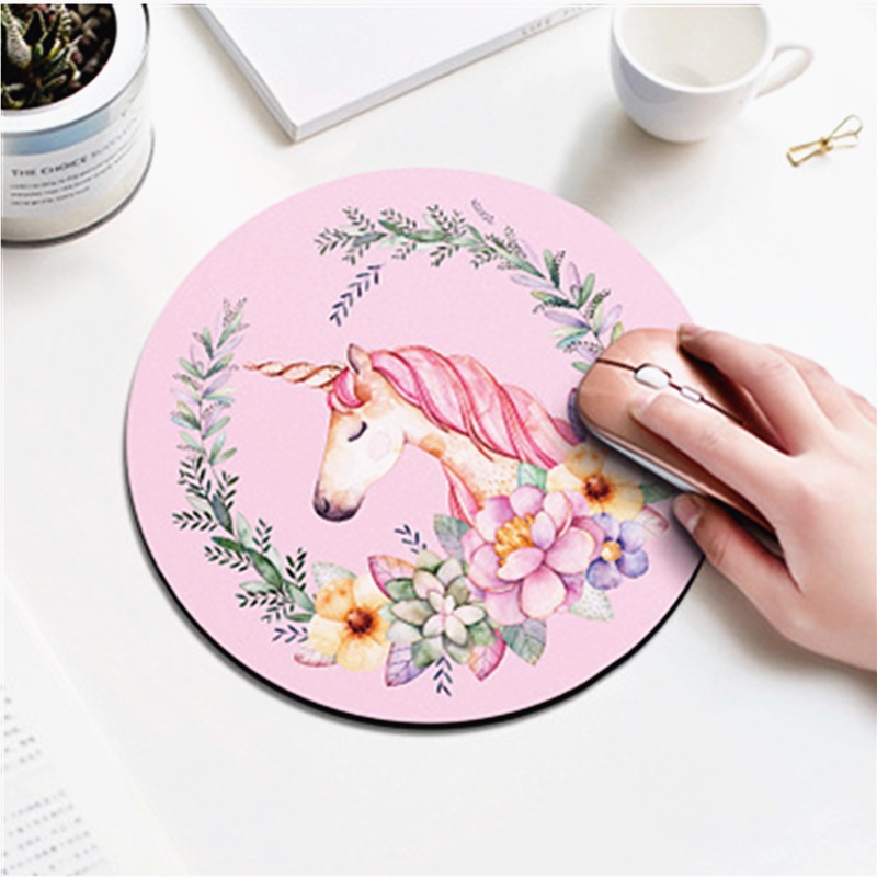 Tấm Lót Chuột Chống Trượt Hình Tròn Bằng Cao Su Thoải Mái