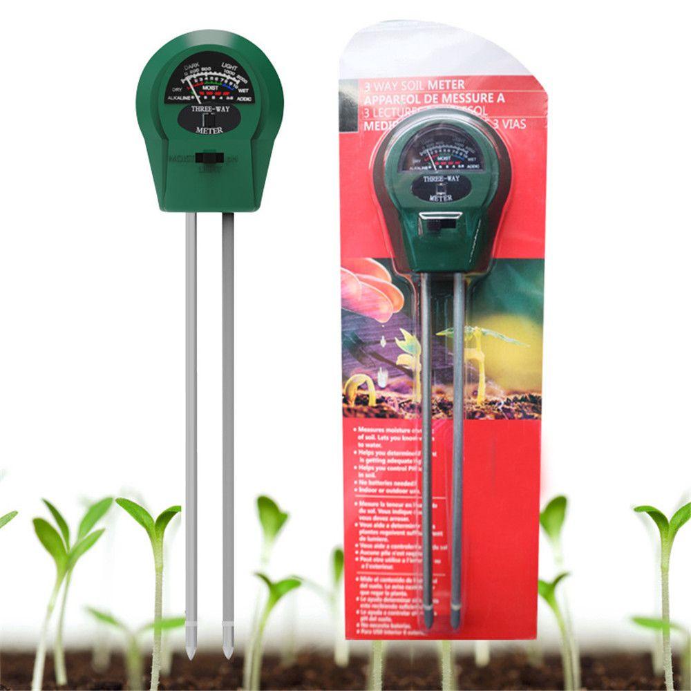 Máy Đo Độ PH / Độ Ẩm / Độ PH / Ánh Sáng Mặt Trời 3 Trong 1 Tiện Dụng Cho Sân Vườn