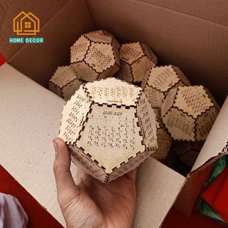 Lịch gỗ để bàn 2021 - Lịch vạn niên decor gỗ để bàn siêu đẹp - Lịch 2021 bằng gỗ