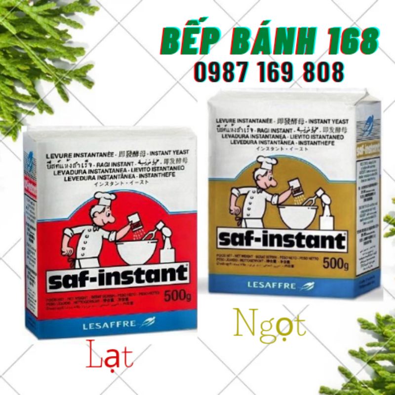 Men khô đầu bếp 500g NGỌT  / LẠT  / MEN NỞ ĐẦU BẾP saf-instant
