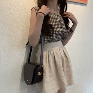 ORDER Set Áo caro cổ vuông & Skirt basic - 2 mẫu