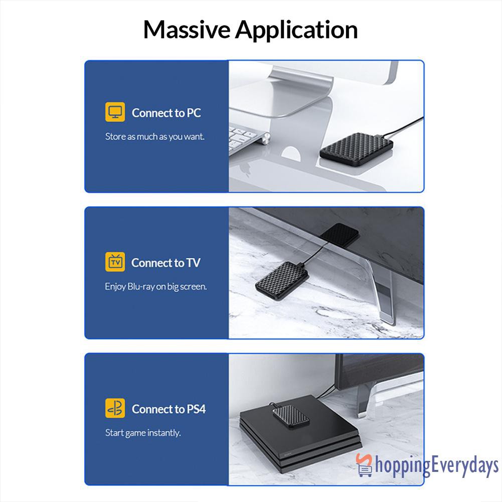 SV Hộp Đựng Ổ Cứng Ngoài Orico 2520c3 Type-C Hdd Ssd 4tb 2.5 Inch Sata | BigBuy360 - bigbuy360.vn