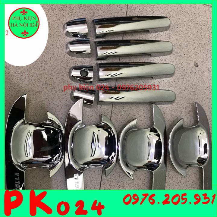 [Altis 2014-2018] Bộ Ốp Hõm Tay Nắm Cửa Mạ Crom Chống Trầy Xước Cho Ô Tô - Altis 2014-2018