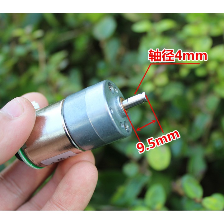 Động cơ giảm tốc kèm encoder 12V 64RPM - làm xe cân bằng