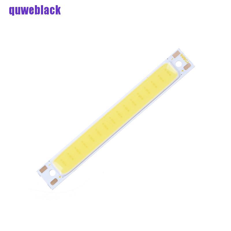 quweblack 1/3w Warm/Cool White Strip Lamp DC 3V LED Panel Light COB Chip LYG