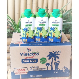 Sữa dừa hữu cơ Vietcoco 330ml