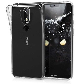 Ốp Lưng Nokia 5.1 Plus TPU Dẻo Suốt Vỏ silicon mềm Nokia5.1 5.1Plus Su Chống Trầy Chống ngã Case