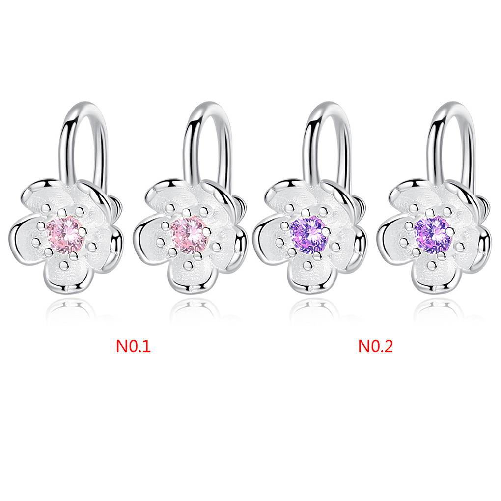 1 Đôi Hoa Tai Hình Hoa Anh Đào Cho Nữ