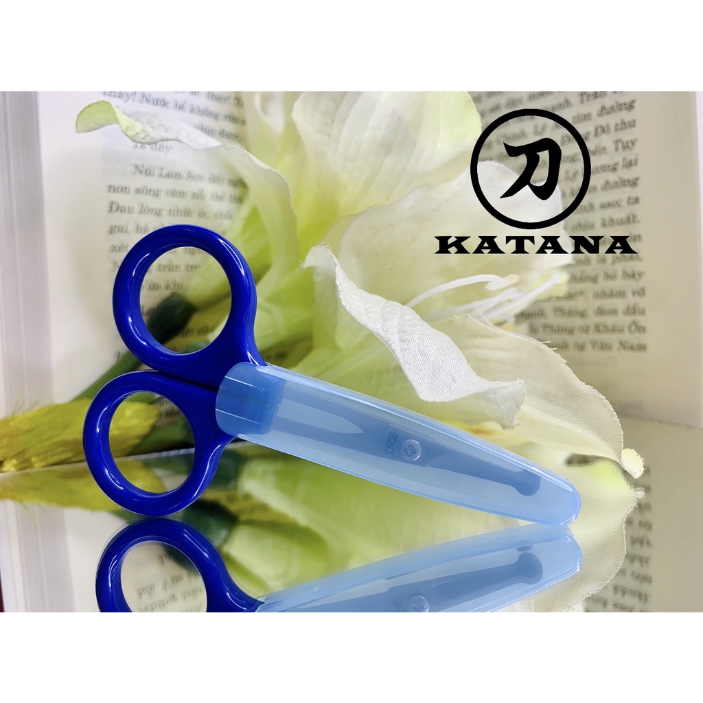 Kéo cắt lông mũi Nhật KAI HL0453  lưỡi tròn an toàn - BH 12 tháng 1 ĐỔI 1
