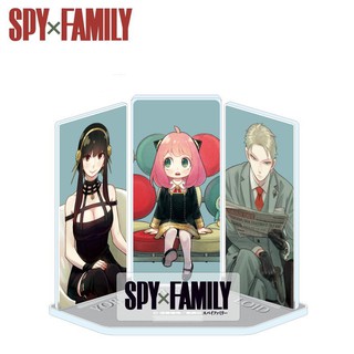 Mô hình standee in hình SPY X FAMILY GIA ĐÌNH ĐIỆP VIÊN anime chibi Acrylic mica trang trí trưng bày