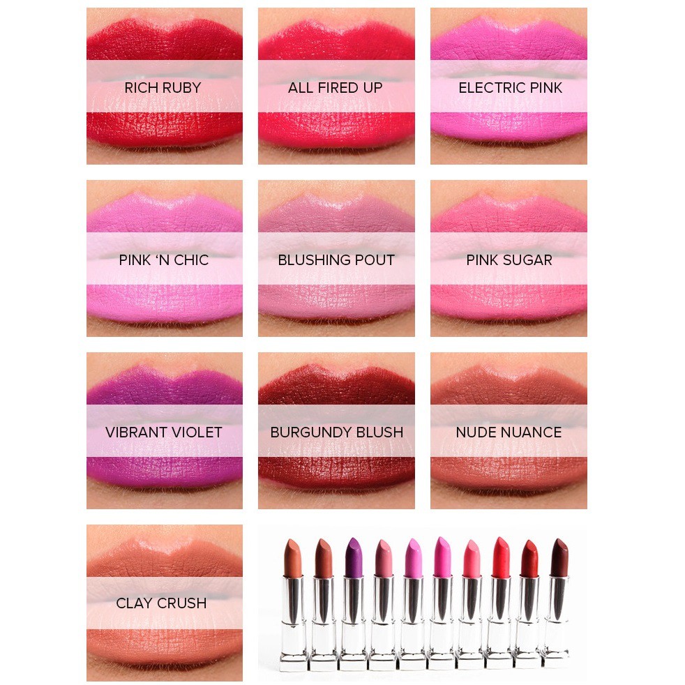 (Hàng Mới Về) Son Lì Maybelline Màu Nude Thời Trang | BigBuy360 - bigbuy360.vn