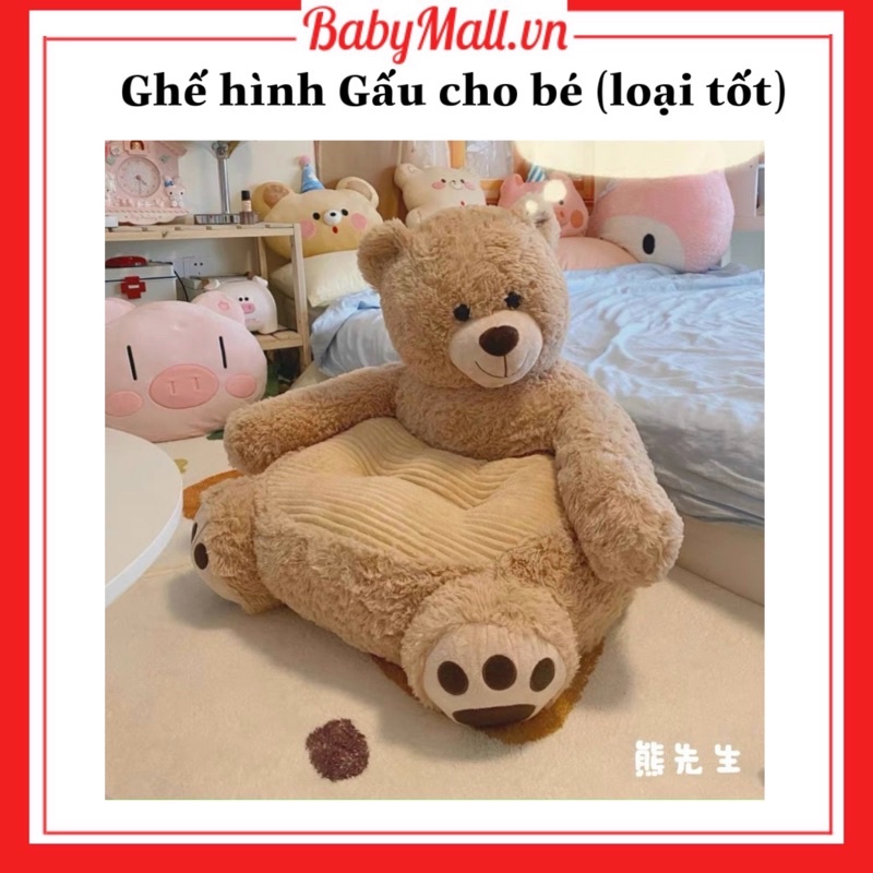 Ghế tựa gấu bông siêu xinh cho bé