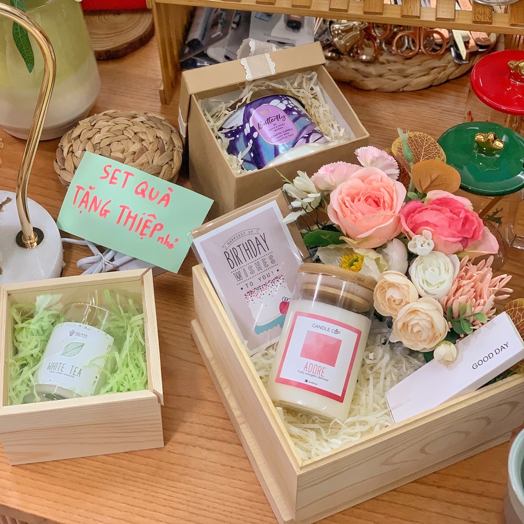 CHỈ HỘP QUÀ DECOR Tặng Bạn Gái, Người Yêu, Mẹ ngày 8/3, 20/10, Giáng Sinh, Tết