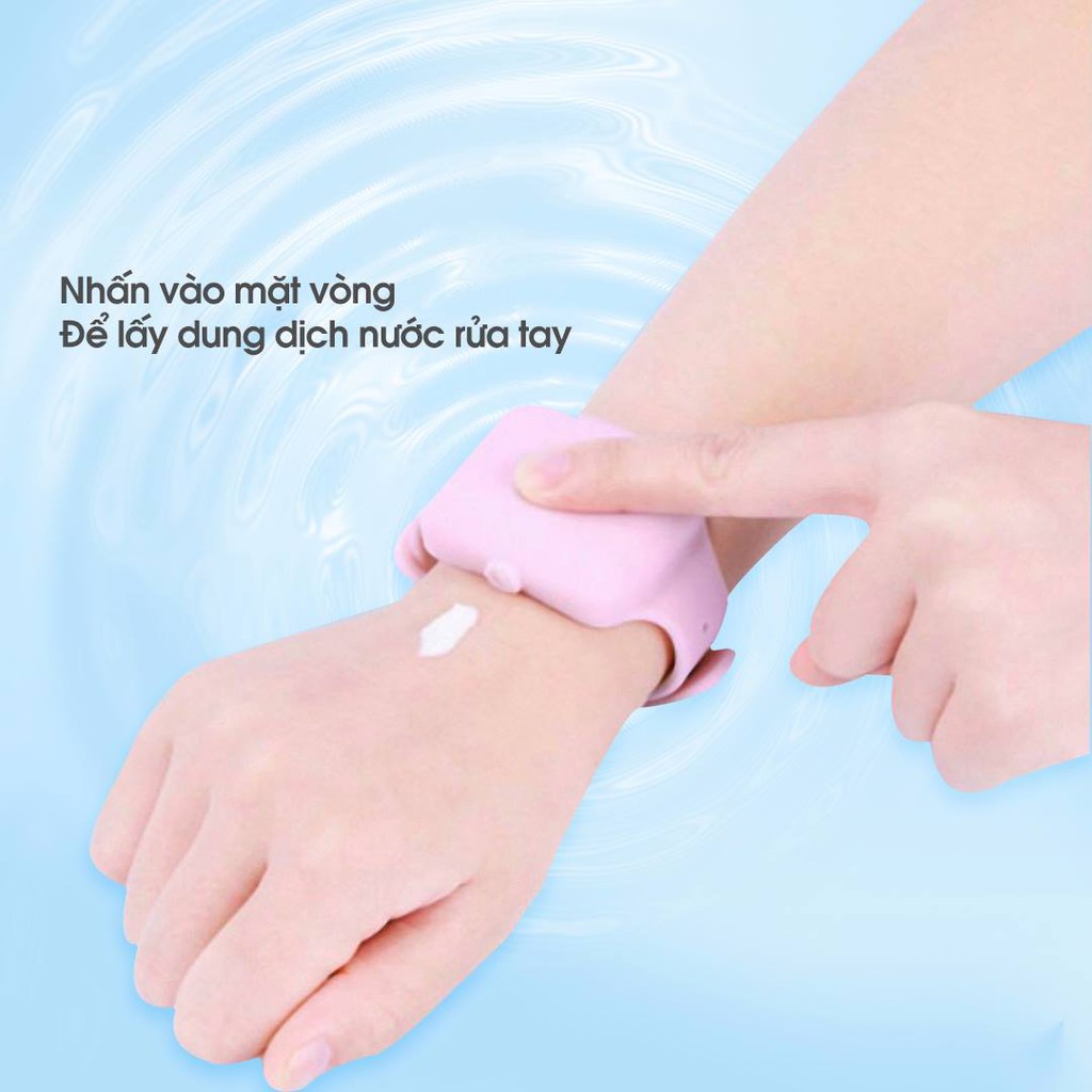 Đồng Hồ Đeo Tay Đựng Dung Dịch Sát Khuẩn, Rửa tay Nhanh | Dành cho người lớn & trẻ em |