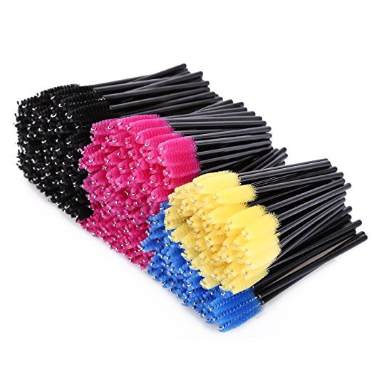 Set 50 Cọ Chuốt Mascara Uốn Cong Lông Mi Dùng Một Lần Tiện Dụng