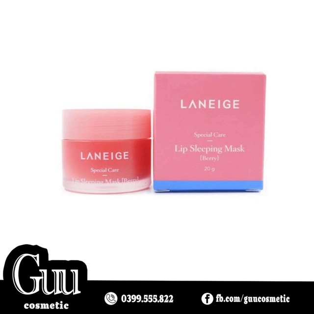 [Mẫu mới] Măt nạ ngủ môi Laneige Lip Sleeping - Guu