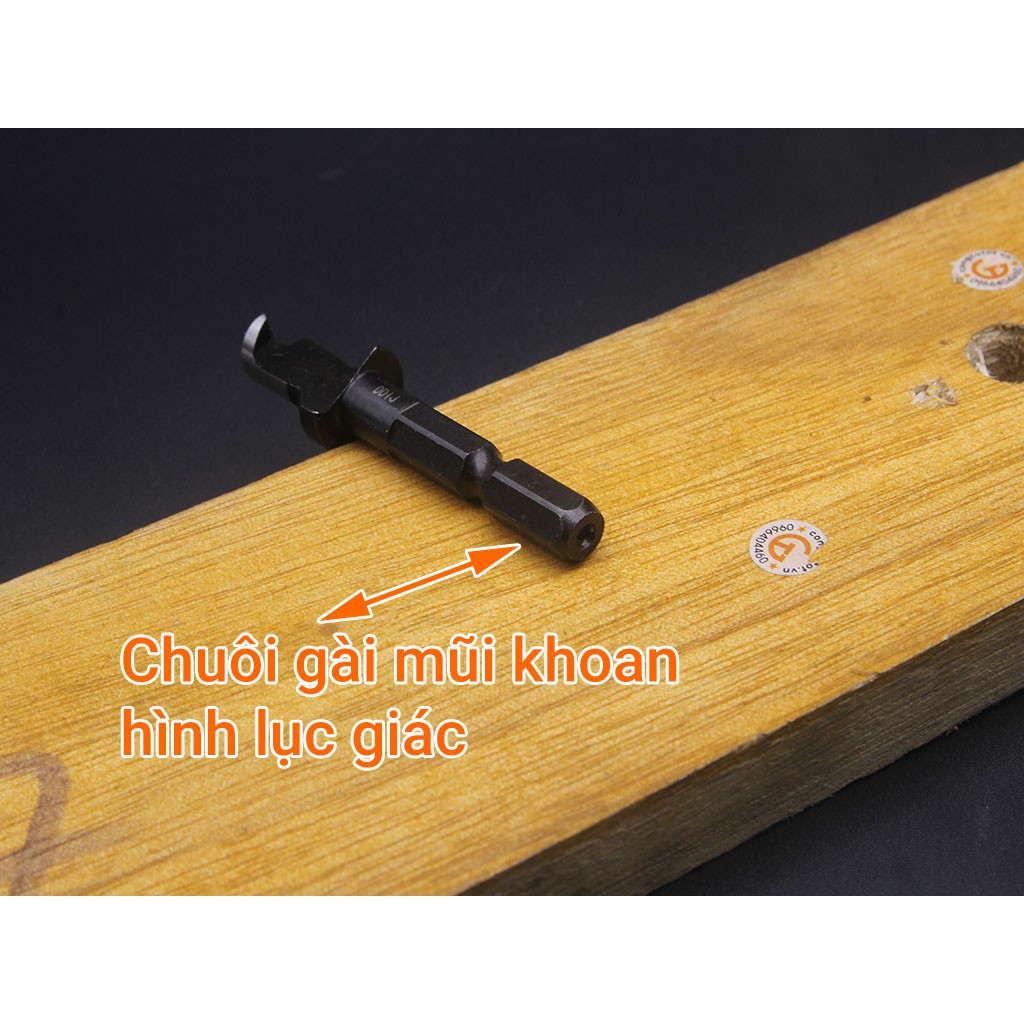 Mũi khoan lấy chốt gỗ  chuôi lục Onishi Nhật Bản