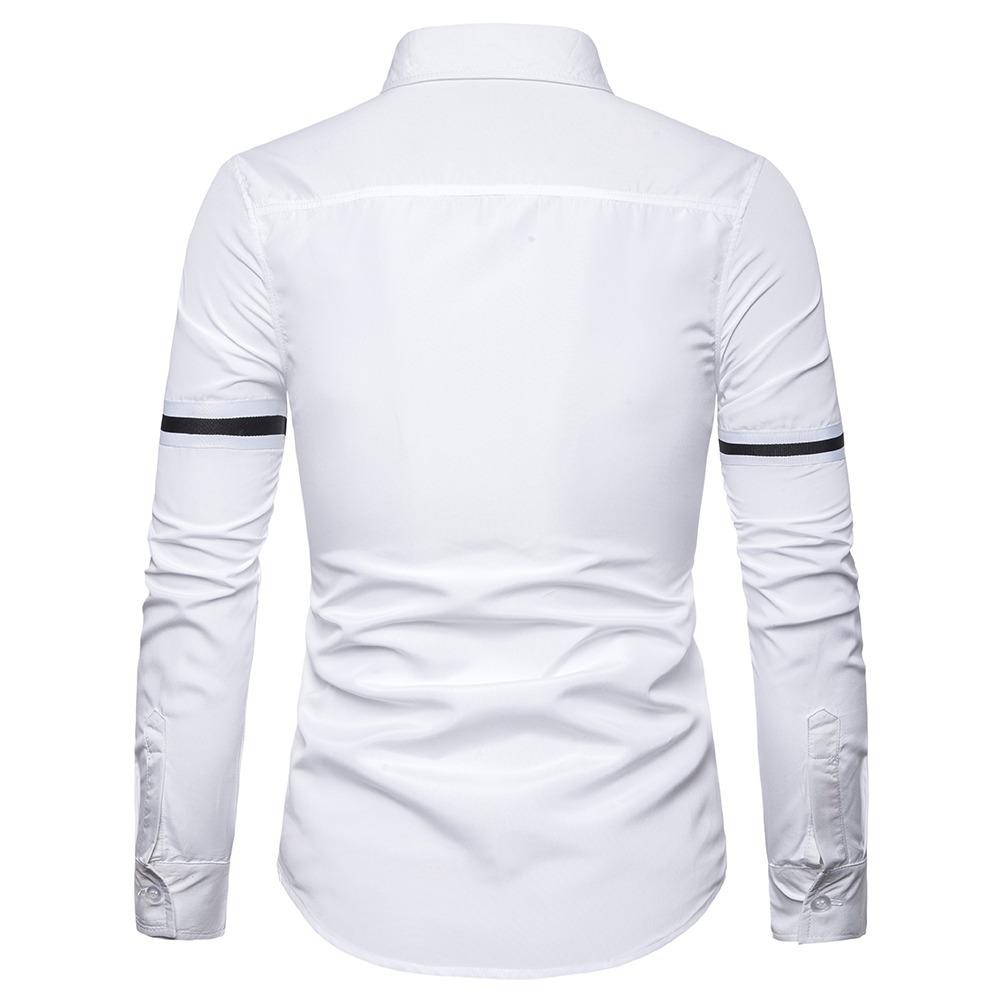 [Mã FAMALLT5 giảm 15% đơn 150K] Áo sơ mi nam dài tay phối dây LADOS-8023, chất vải lụa co giãn, chống nhăn | BigBuy360 - bigbuy360.vn