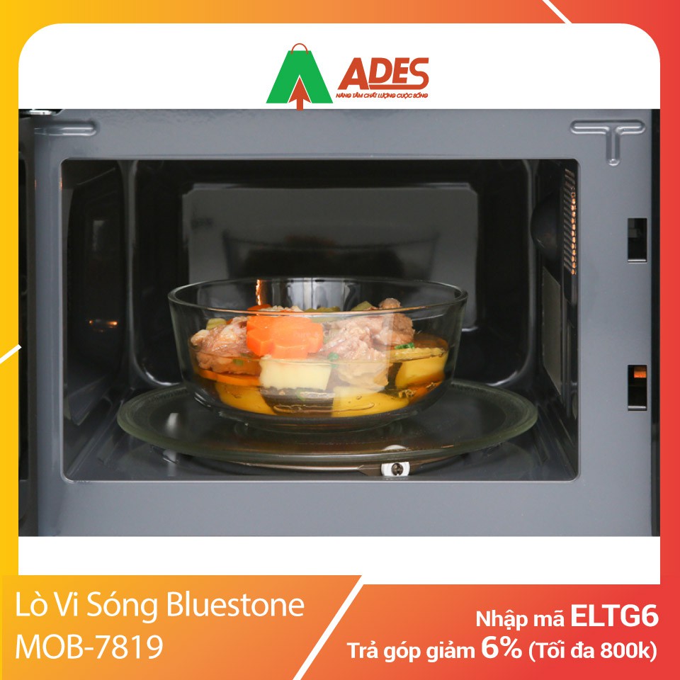 [Mã 154ELSALE2 giảm 7% đơn 300K] Lò Vi Sóng Bluestone MOB-7819 | Chính Hãng, Giá Rẻ