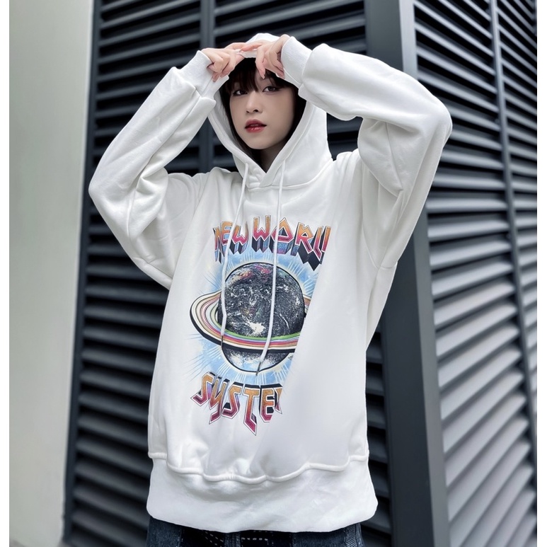 Áo hoodie nỉ bông New world chất liệu nỉ bông ấm áp