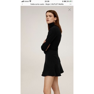 Chân váy mango auth