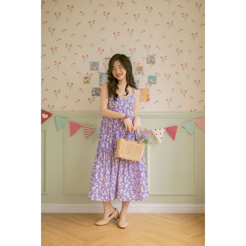 Sumire Store Đầm hai dây Hoa Cúc | BigBuy360 - bigbuy360.vn