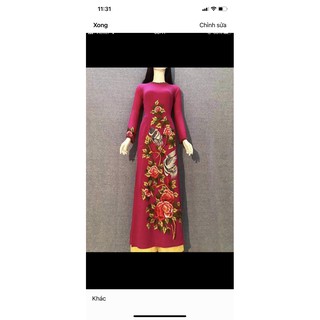 Áo dài 560k 2,5kg chọn trên live