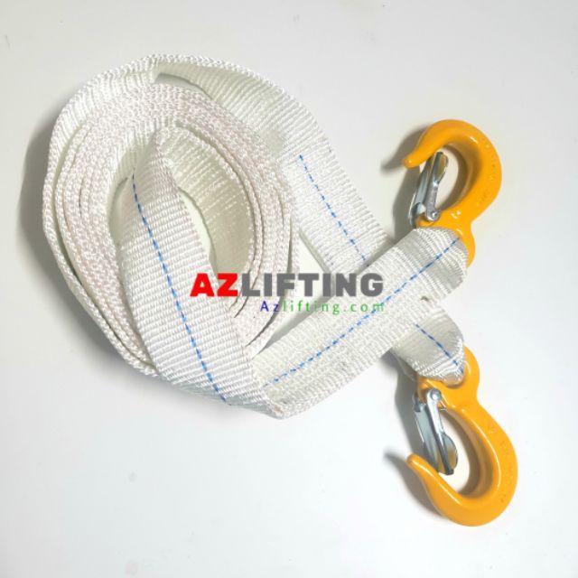 Cáp kéo cứu hộ ô tô 5 tấn 4m - kéo hàng có 2 móc 2 đầu