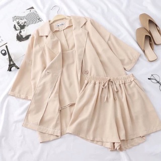 Set Vest nữ 3 món