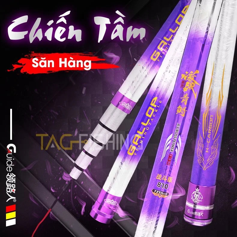 Cần tay Guide Chiến Tầm - Mika fishing official - Mika tặng quà 10% giá trị đơn hàng