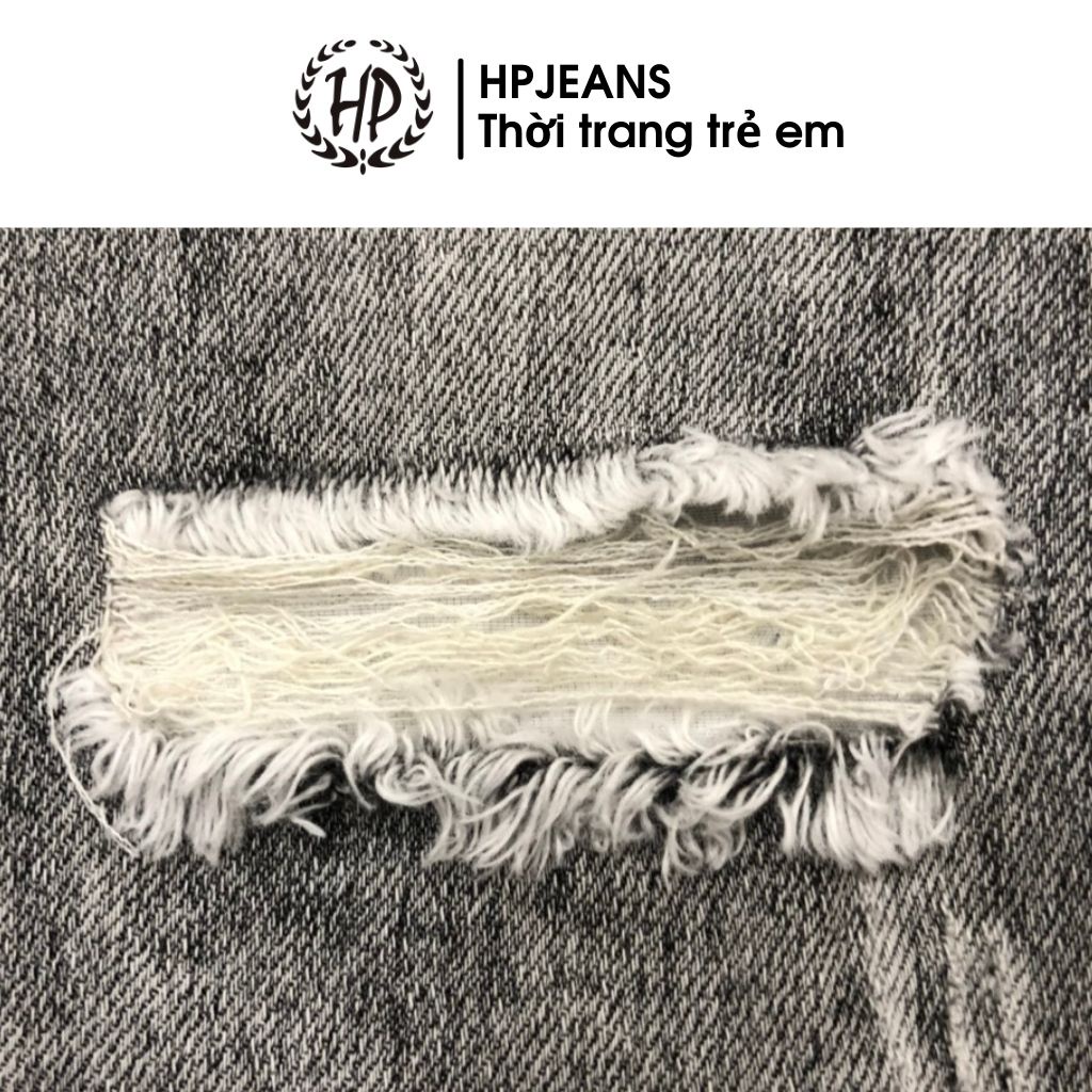 Quần Jean Bé Trai [Hàng Cao Cấp 100% cotton], Quần Bò Lửng Cho Bé Trai Từ 7 Đến 10 Tuổi HPjeans Cao Cấp [HP3162]