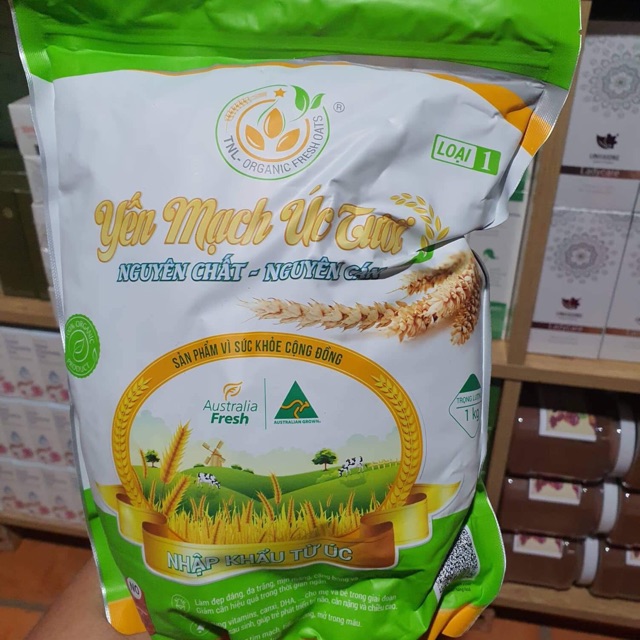 [CHÍNH HÃNG] Yến mạch úc tươi gói 1kg (tặng kèm thực đơn)