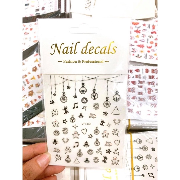 ( phụ kiện nail) sticker trang trí móng dd520