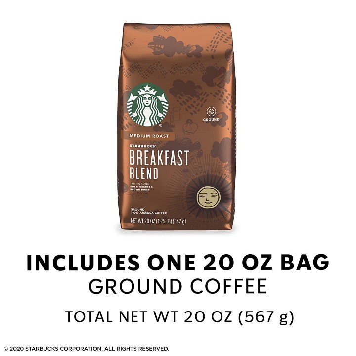 Cà phê Starbucks rang xay sẵn 100% Arabica Coffee gói 567g [Hàng Mỹ]