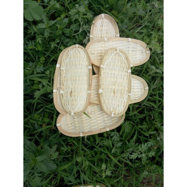 Mẹt tre oval màu trắng