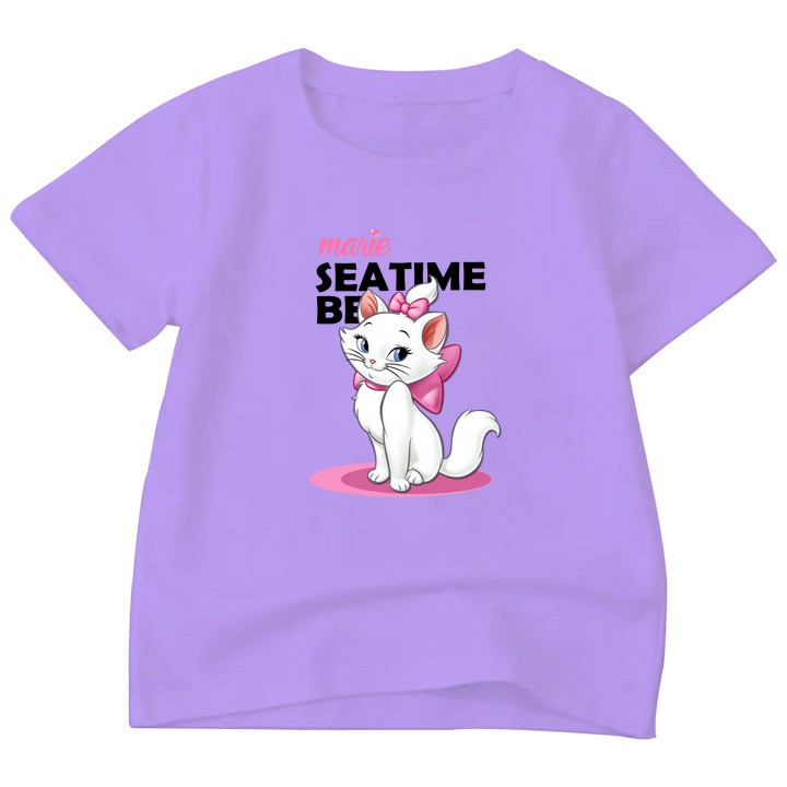 Áo thun bé gái in hình dễ thương ATBG82