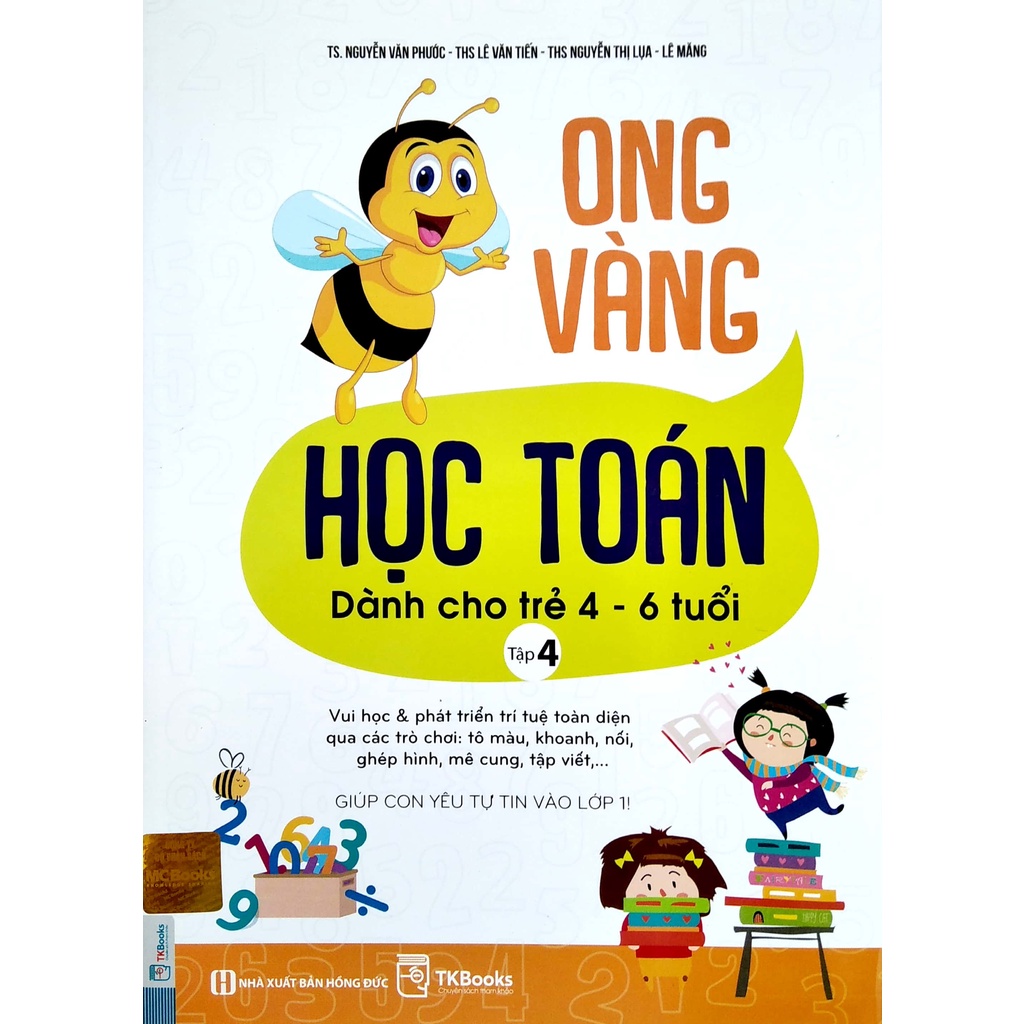 Sách Ong Vàng Học Toán Dành Cho Trẻ 4-6 Tuổi - Tập 4
