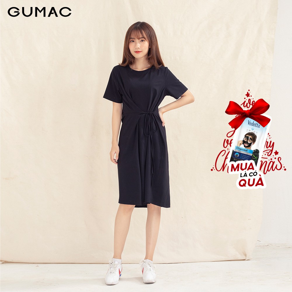 [Mã WAGU12 giảm 20% tối đa 50k đơn 150k] Đầm thắt dây eo DA1010 GUMAC | BigBuy360 - bigbuy360.vn