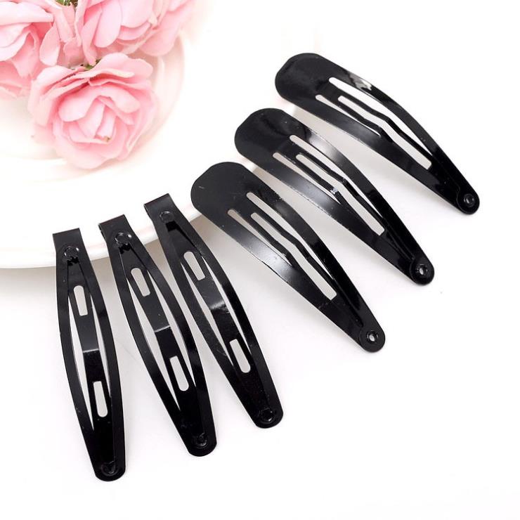 Set 2 Kẹp Tóc Bấm Màu Đen Giá Rẻ