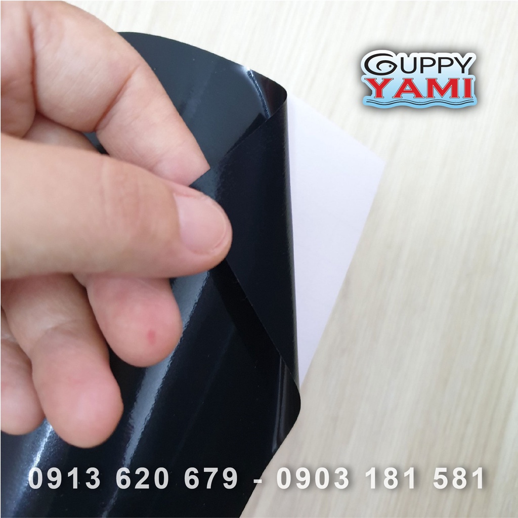 Decal Đen Bóng chuyên dùng dán xe máy, hồ cá cảnh, dán kính, trang trí siêu dính