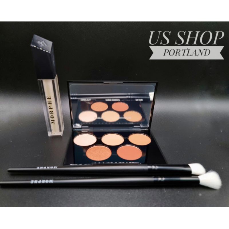 Set trang điểm 4 món Morphe Whoa La La Lip and Eye Set & Bag