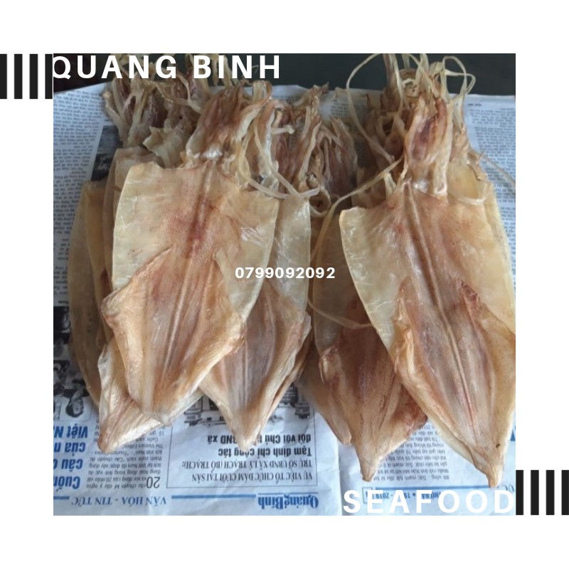 Mực Khô Quảng Bình Nhà Sản Xuất - Quảng Bình Seafood (Đóng gói 0,5kg)