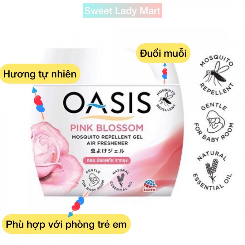 Sáp Thơm Đuổi Muỗi OASIS Chính Hãng Thái Lan Hộp 180g