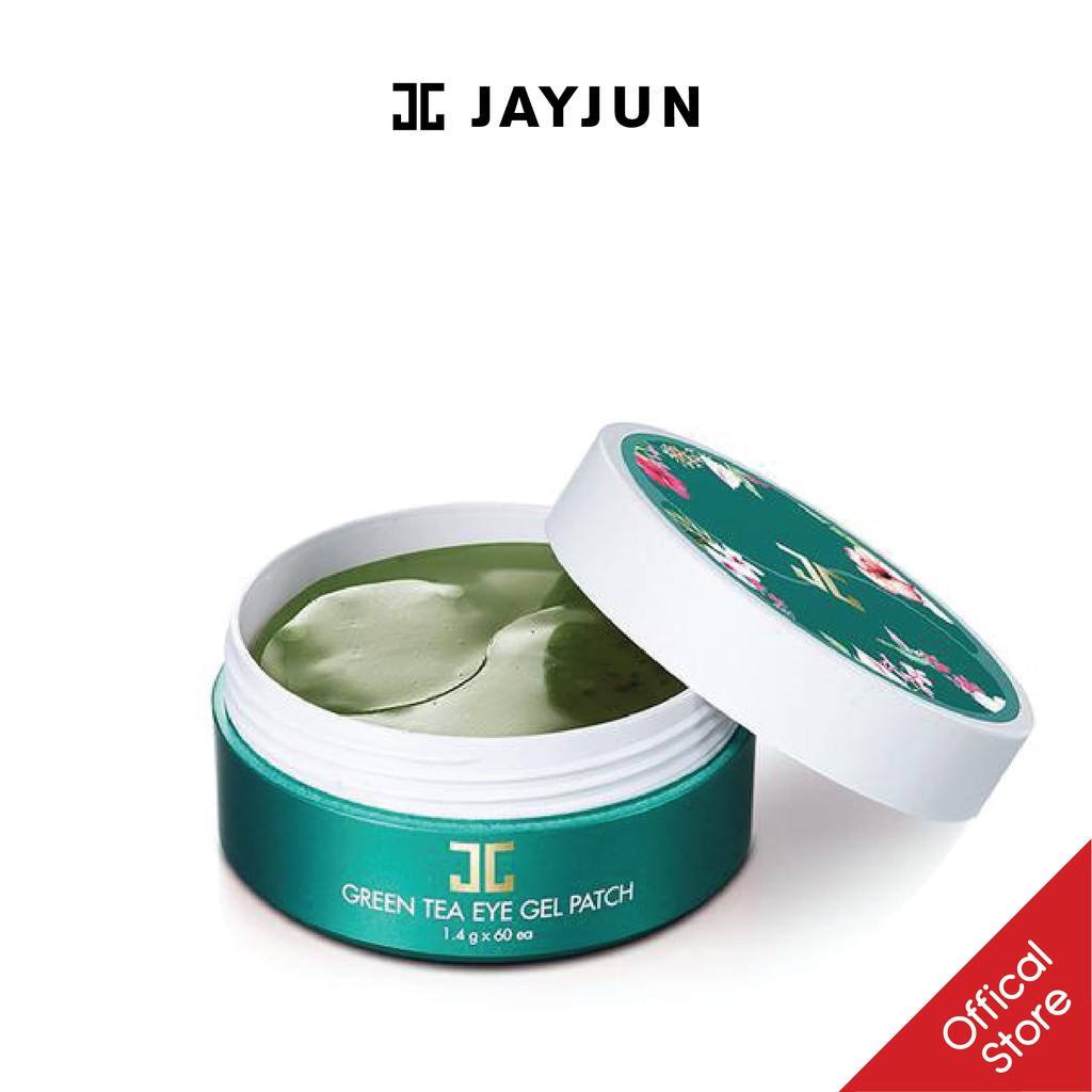 Mặt Nạ Mắt Chiết Xuất Trà Xanh Chống Thâm Jayjun Green Tea Eye Gel Patch 60 miếng 350g