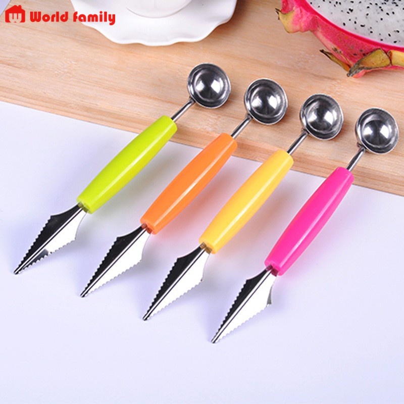 Dao thìa tích hợp cắt tỉa trái cây đa năng (nhiều màu)