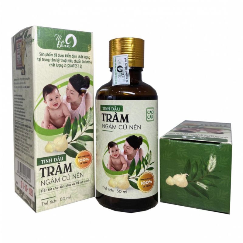 Mệ Đoan- tinh dầu tràm thường, tinh dầu tràm củ nén 50ml